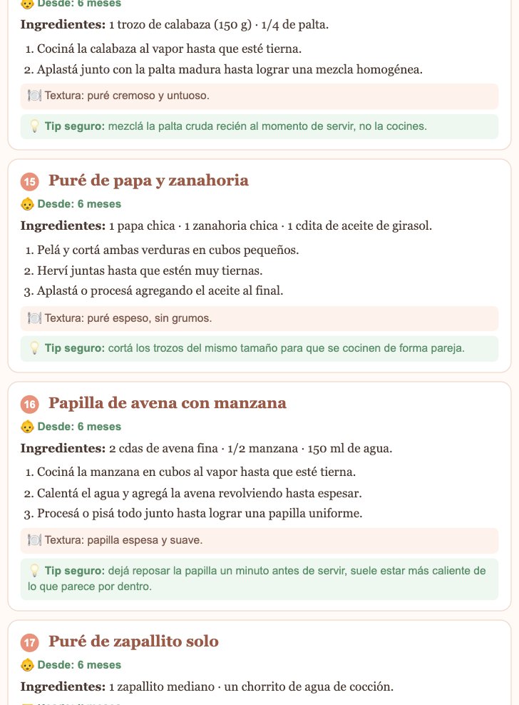 Más recetas del recetario