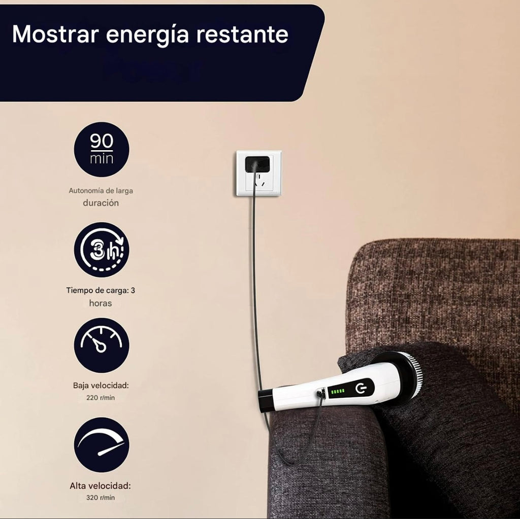 Cepillo limpiador giratorio 9 en 1