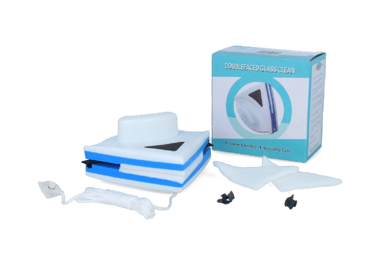 Limpia Vidrios Magnético 🧲 – Doble Acción para un Resultado Profesional