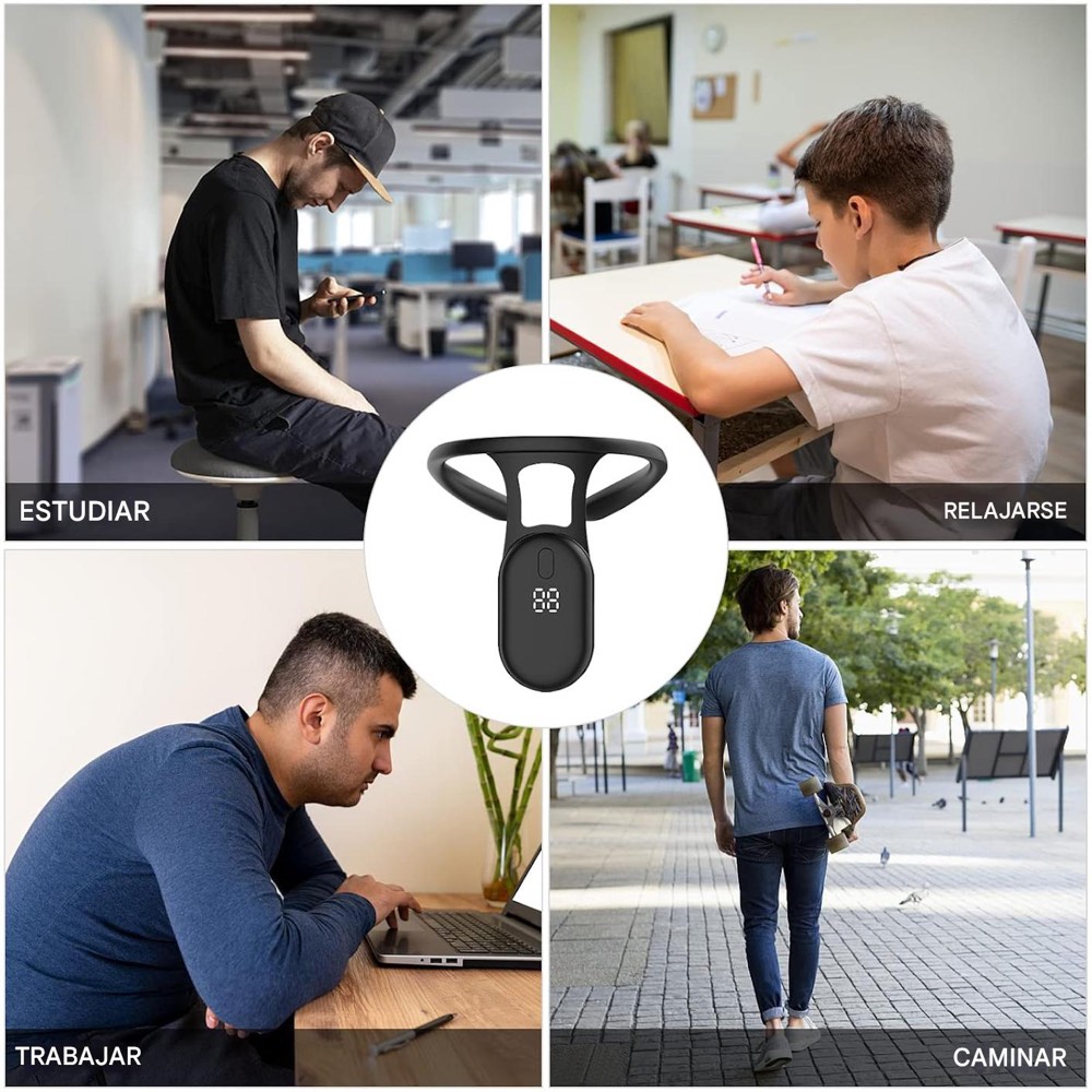 Corrector de postura para estudiar, relajarse, trabajar y caminar