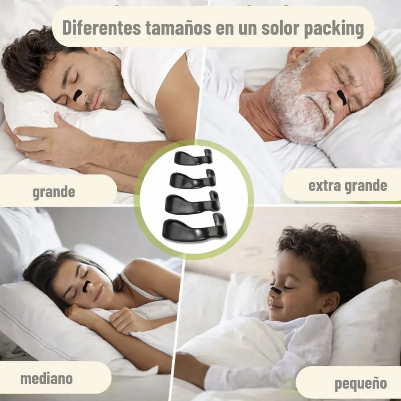 Distintos tamaños para toda la familia