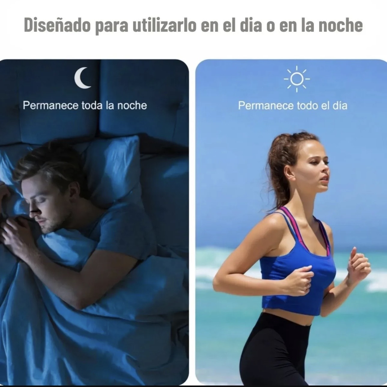 Se usa de día o de noche