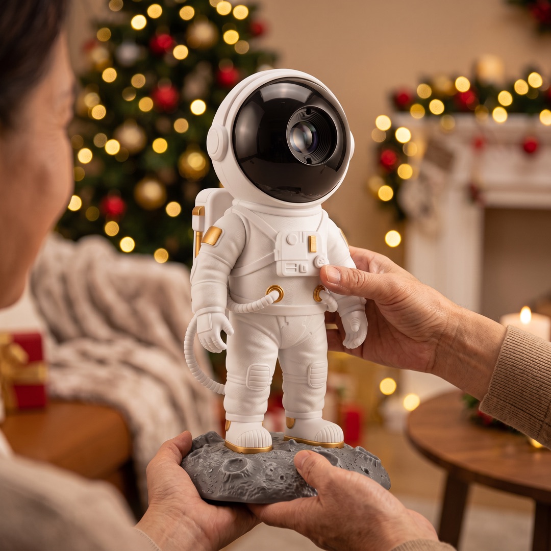 El proyector astronauta presentado como regalo