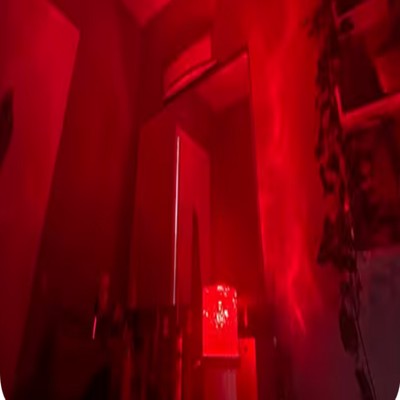 Foto del cliente — efecto rojo