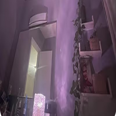 Foto del cliente — efecto violeta